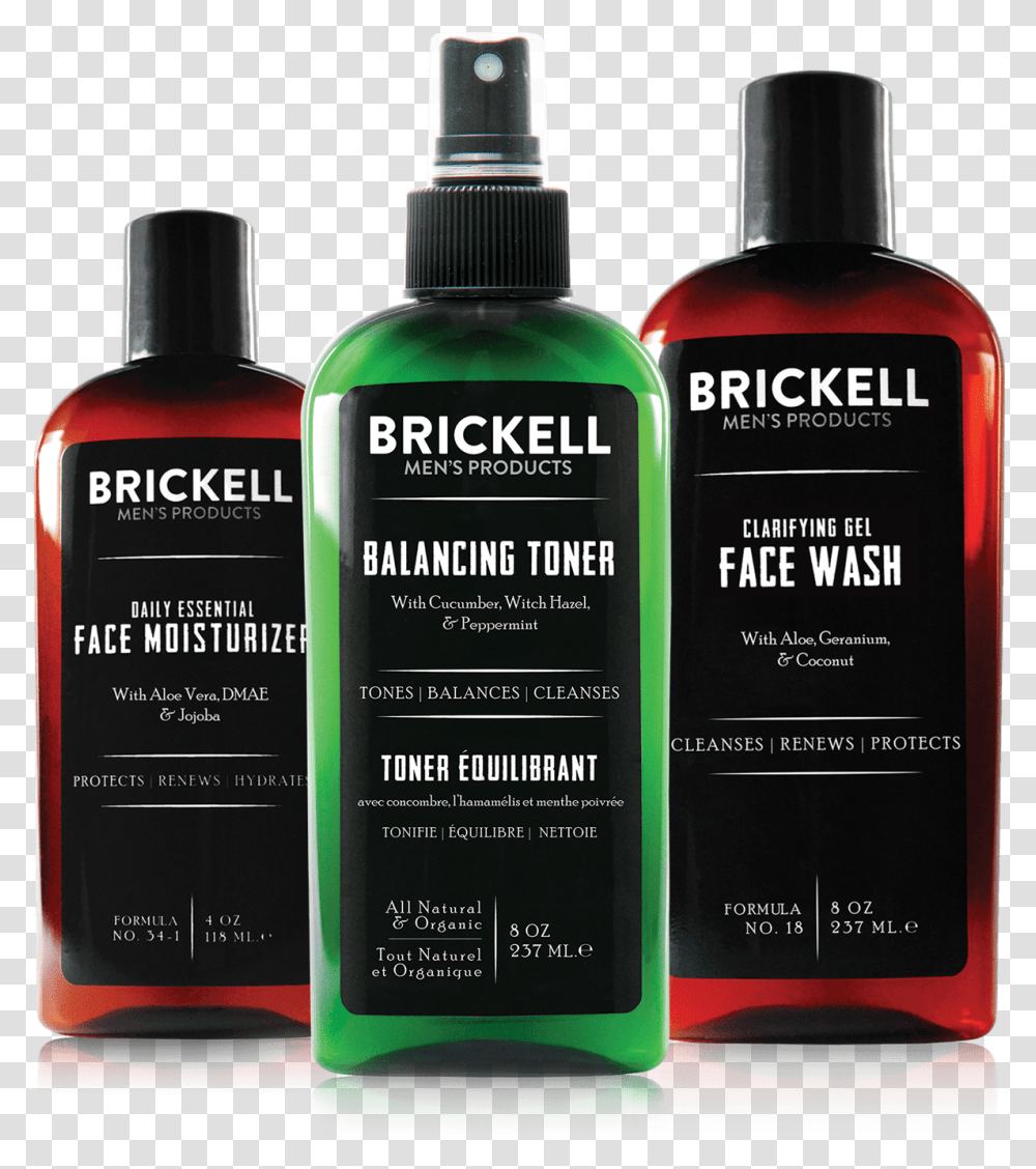 Brickell Men's Products, Bottle, Label, Shampoo Transparent Png