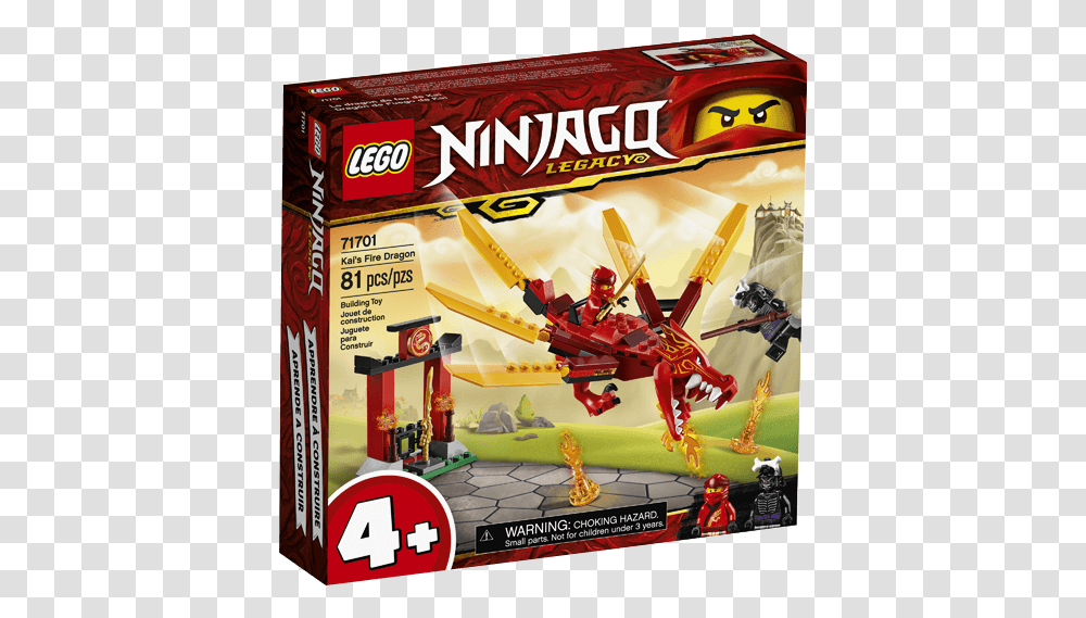 Brickmagic Asia 71701 Lego Ninjago Kai's Fire Dragon Dragon Lego Ninjago, Person, Human, Toy, Game Transparent Png