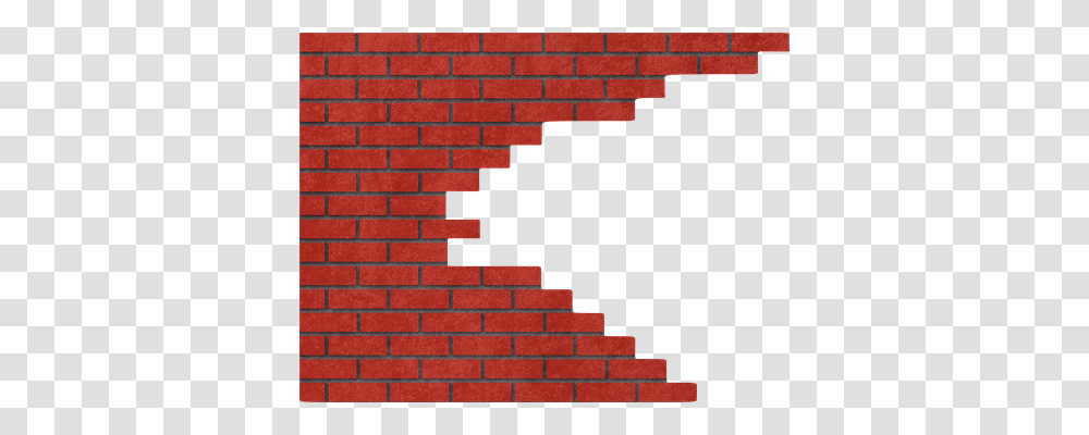 Bricks Wall, Staircase Transparent Png