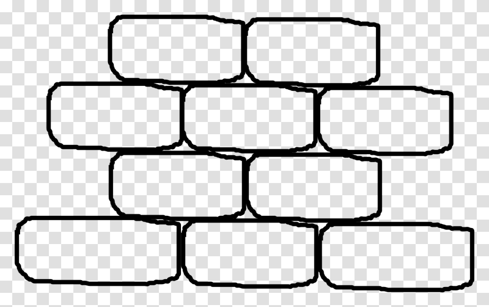 Bricks Clipart Black And White, Gray, World Of Warcraft Transparent Png
