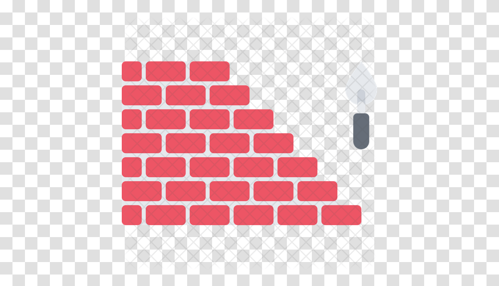 Bricks Construction Icon Bricklaying Icon, Rug, Advertisement, Poster, Collage Transparent Png