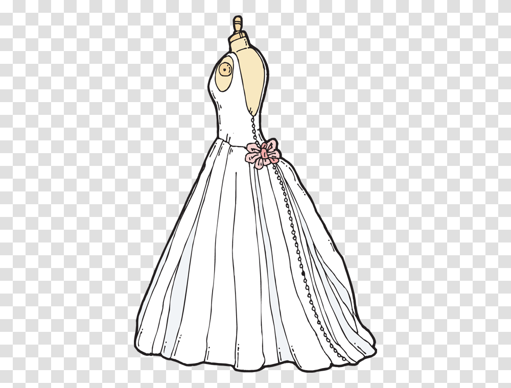 Bridal Gown Clipart Clip Art Images, Dress, Female, Woman Transparent Png