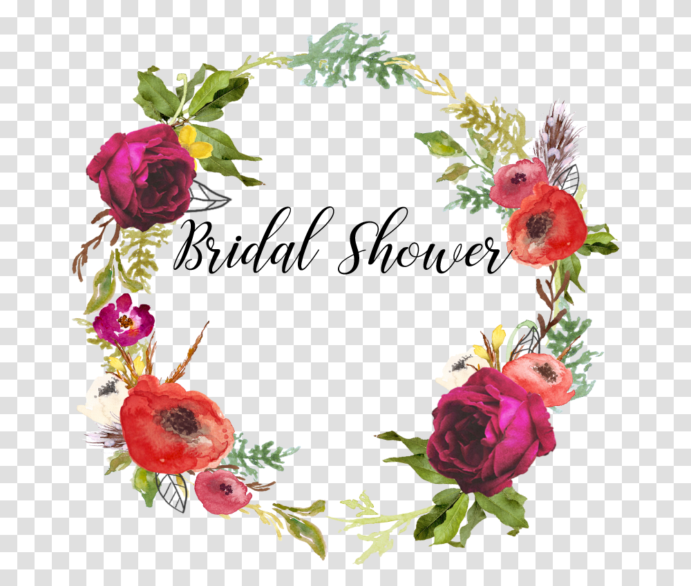 Bridal Shower Clip Art Floral Bridal Shower Clipart, Plant, Flower, Blossom, Wreath Transparent Png
