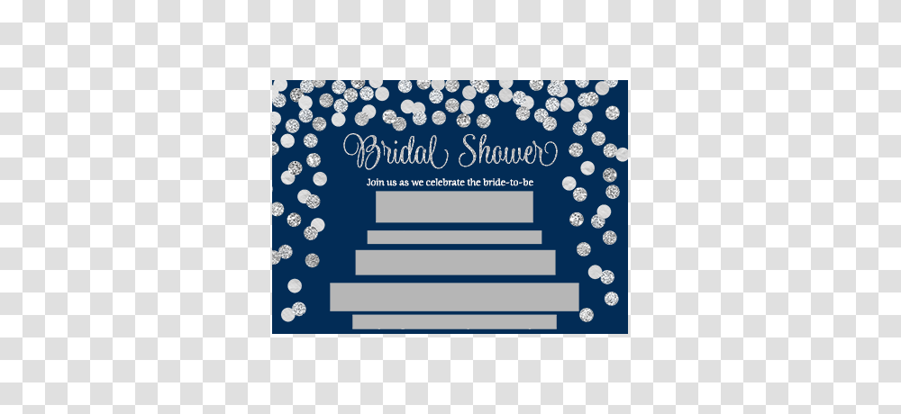 Bridal Shower Invitationsnavy Blue Silver Confetti, Label, Rug, Paper Transparent Png