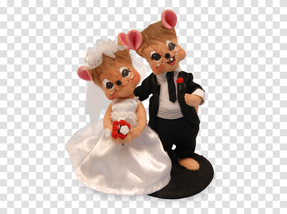 Bride And Groom Annalee Dolls, Toy, Figurine, Sunglasses, Accessories Transparent Png