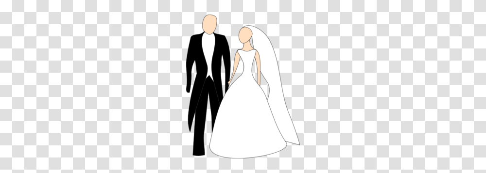 Bride And Groom Clip Art, Apparel, Fashion, Long Sleeve Transparent Png