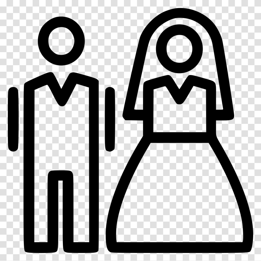 Bride And Groom, Stencil, Lawn Mower, Tool Transparent Png