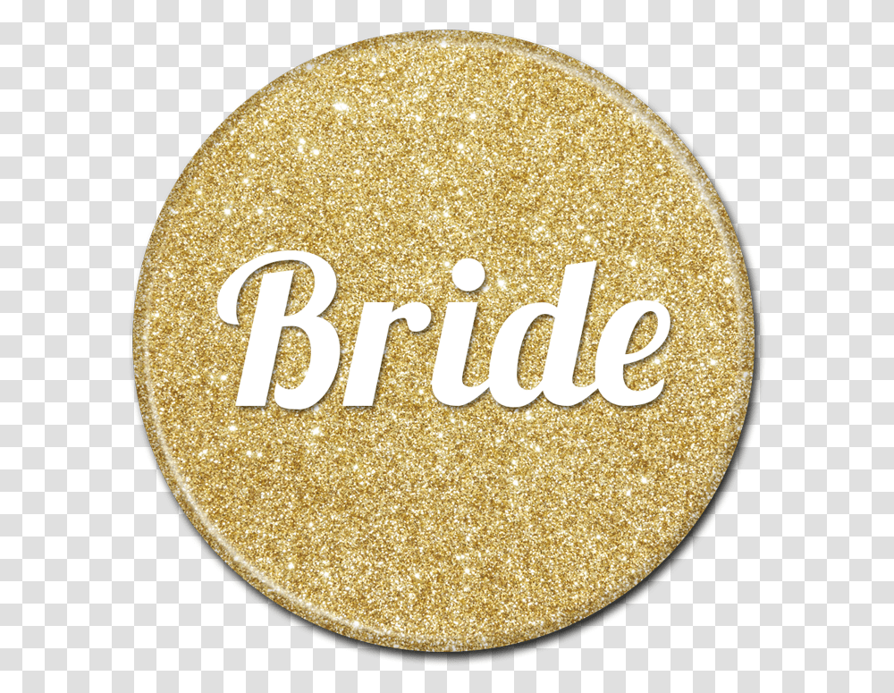 Bride Buttons Gold Sparkle Circle, Light, Egg, Food, Birthday Cake Transparent Png