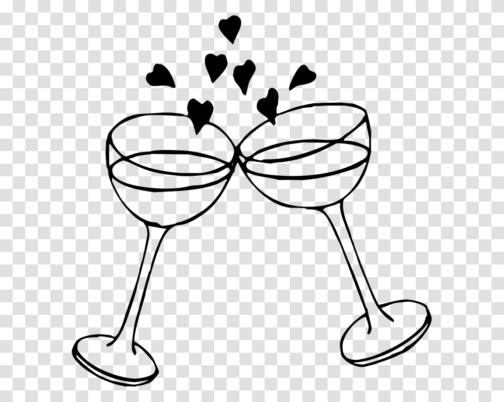 Bride Clipart Reception, Glass, Goblet, Wine Glass, Alcohol Transparent Png