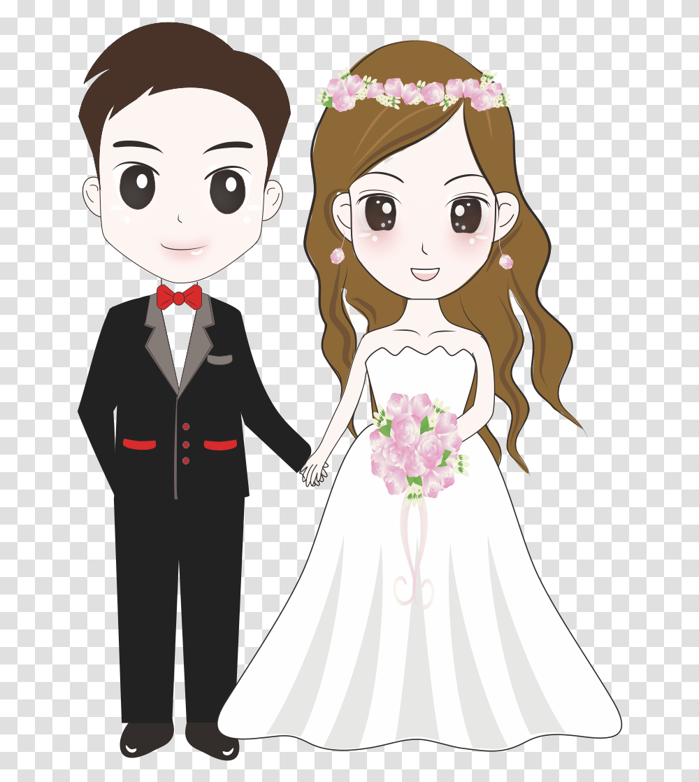 Bride Clipart Wedding Cartoon Images Hd, Person, Female, Girl Transparent Png