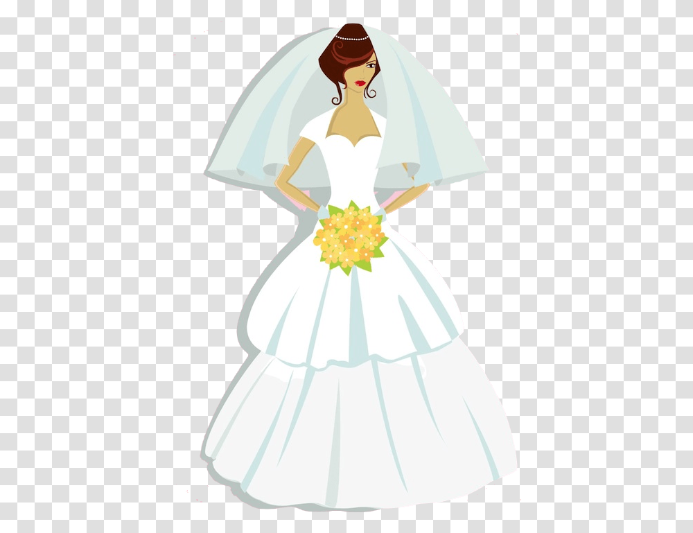 Bride, Costume, Fashion, Robe Transparent Png