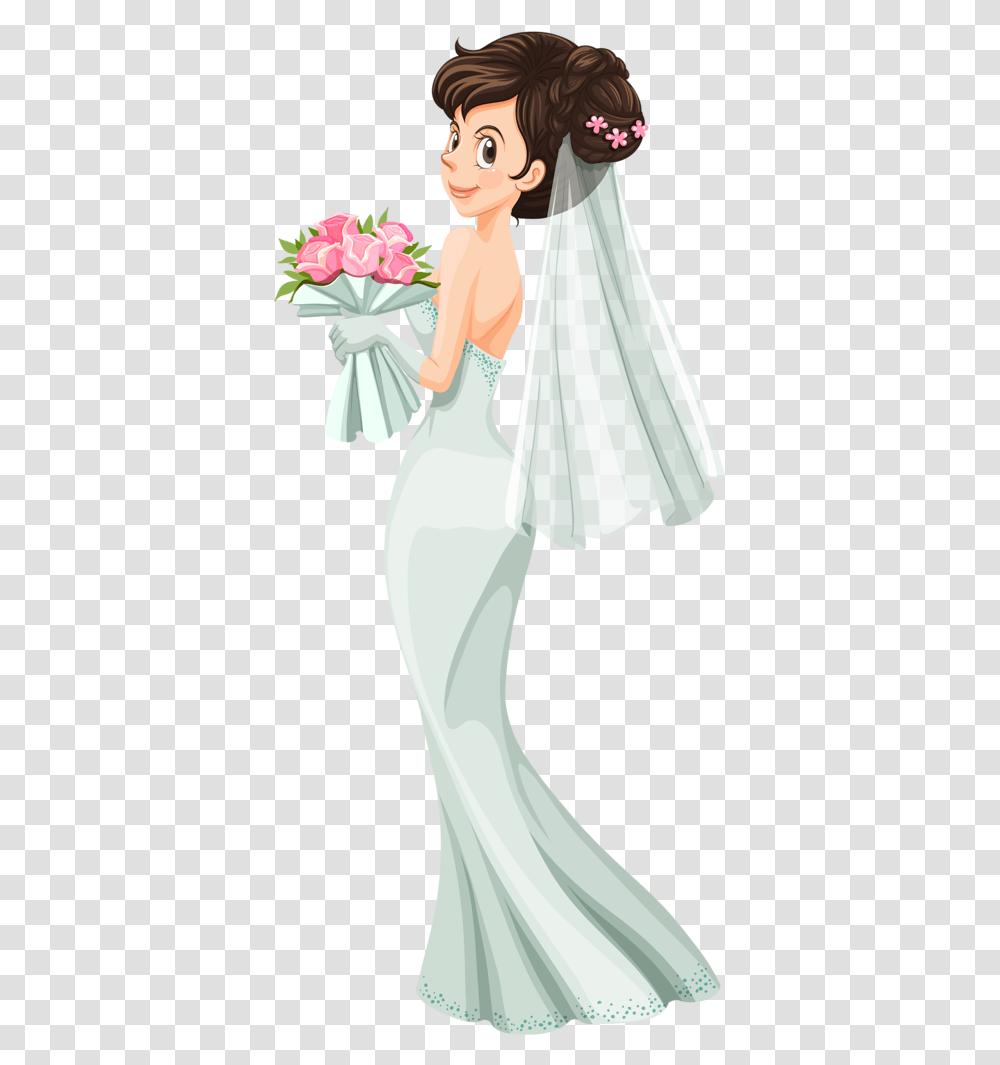 Bride, Person, Doll, Wedding Gown Transparent Png