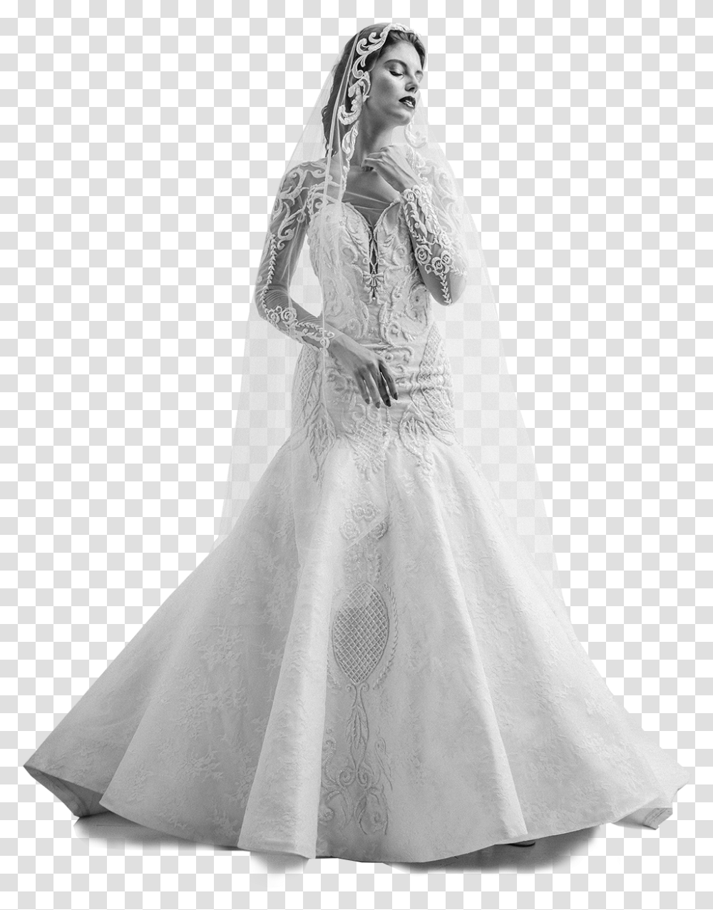 Bride Download Gown, Apparel, Veil, Wedding Gown Transparent Png