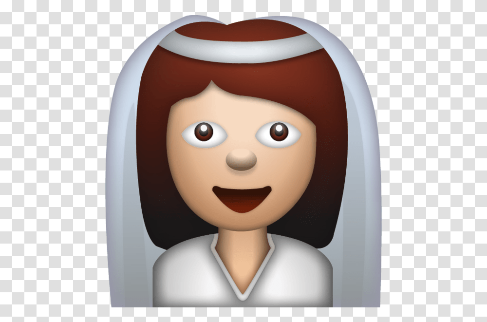 Bride Emoji, Toy, Head, Face, Doll Transparent Png