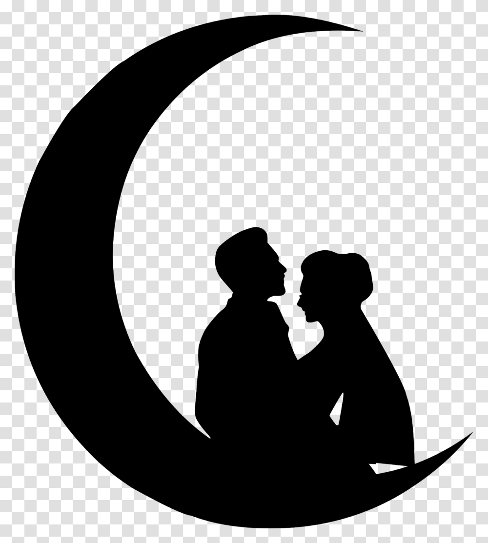 Bride Groom Silhouette Celebration Ceremony Couple Wedding Man And Woman Silhouette, Gray, World Of Warcraft Transparent Png
