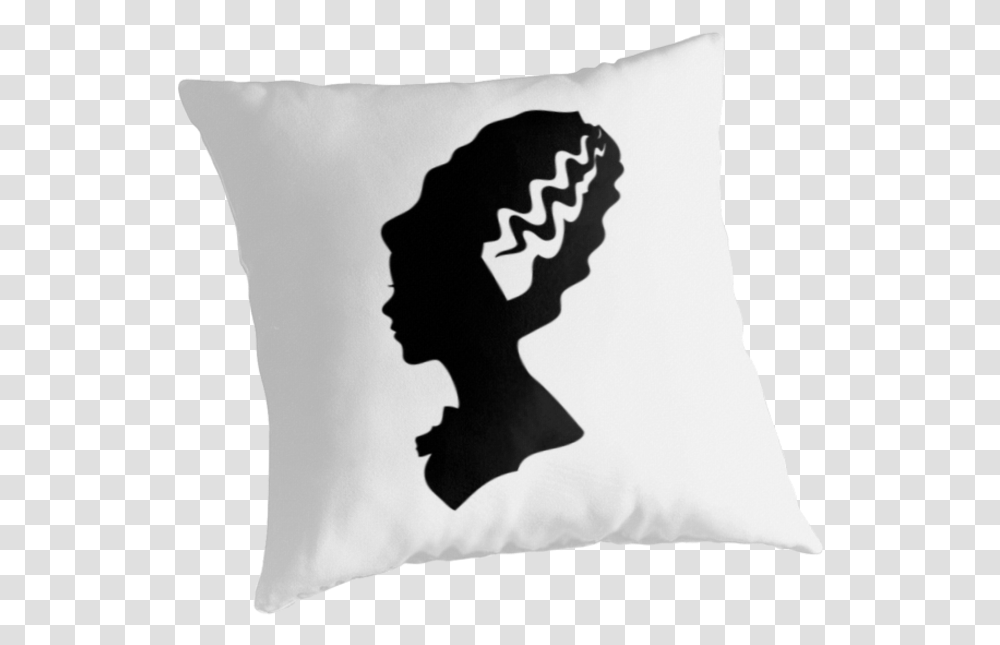 Bride Of Frankenstein Cushion, Pillow, Person, Human Transparent Png