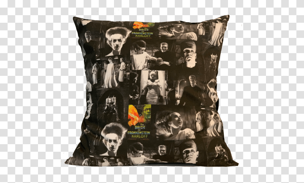 Bride Of Frankenstein Elsa Lanchester Boris Karloff, Pillow, Cushion, Collage, Poster Transparent Png