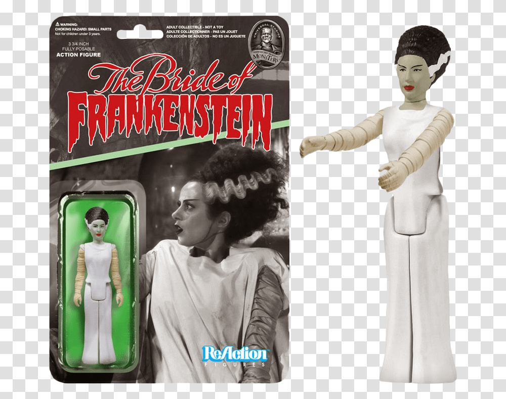 Bride Of Frankenstein Figure, Person, Poster, Advertisement Transparent Png