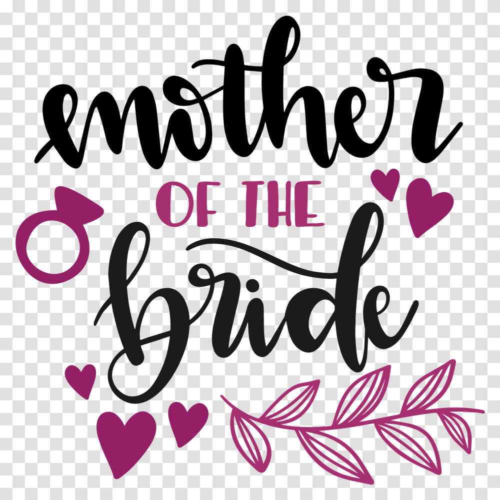 Bride Silhouette Svg Mother Of The Bride Clipart, Calligraphy, Handwriting, Label Transparent Png