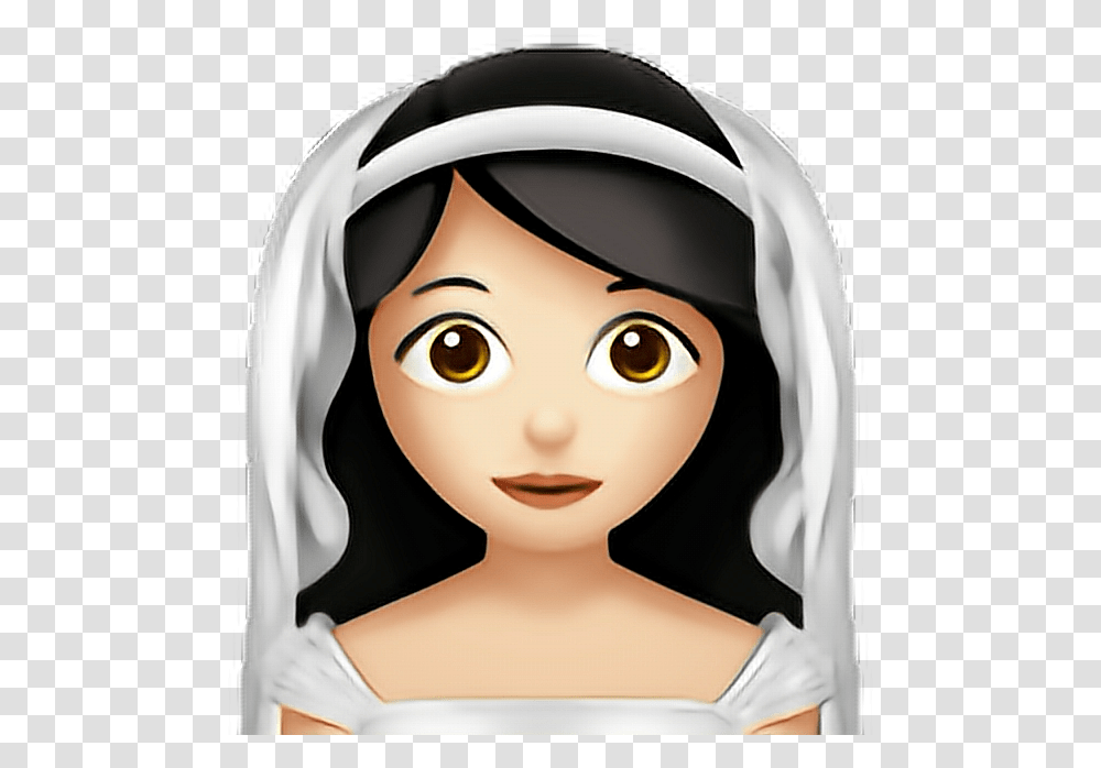 Bride Veil Bride Emoji, Apparel, Doll, Toy Transparent Png