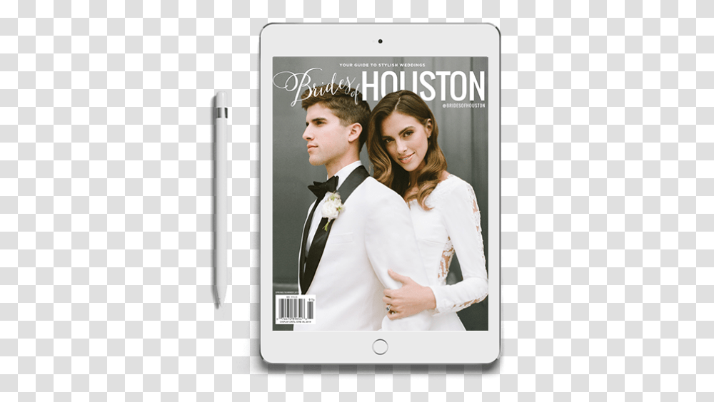 Brides Of Houston Digital Magazine Camera Phone, Tie, Accessories, Person, Clothing Transparent Png