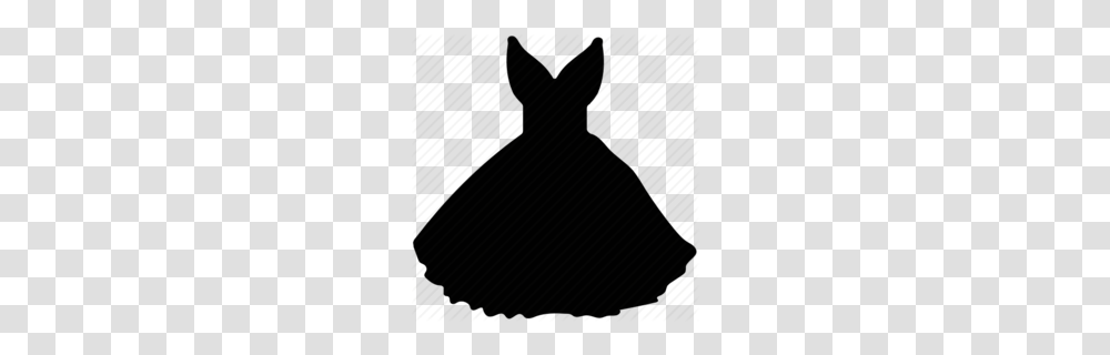 Bridesmaid Dress Side View Clipart, Silhouette, Mammal, Animal, Rabbit Transparent Png