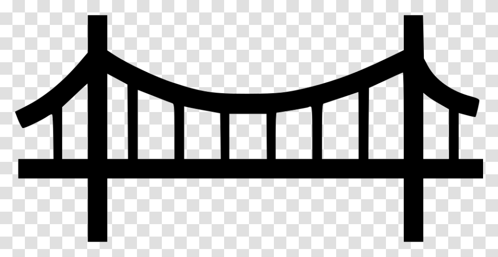 Bridge Bridge Icon, Building, Road, Stencil, Gate Transparent Png