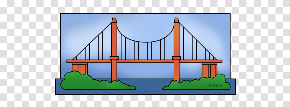 Bridge Clipart Silhouette, Building, Suspension Bridge Transparent Png