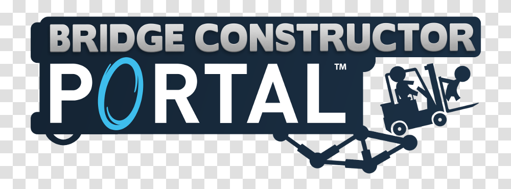 Bridge Constructor Bridge Constructor Portal Logo, Vehicle, Transportation, Text, License Plate Transparent Png