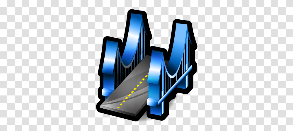 Bridge Icon Horizontal, Building, Text, Steel, Graphics Transparent Png