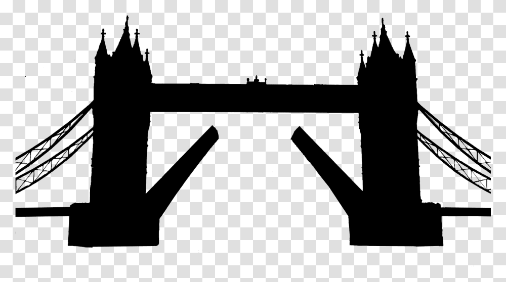 Bridge Silhouette Tower Bridge, Gray, World Of Warcraft Transparent Png