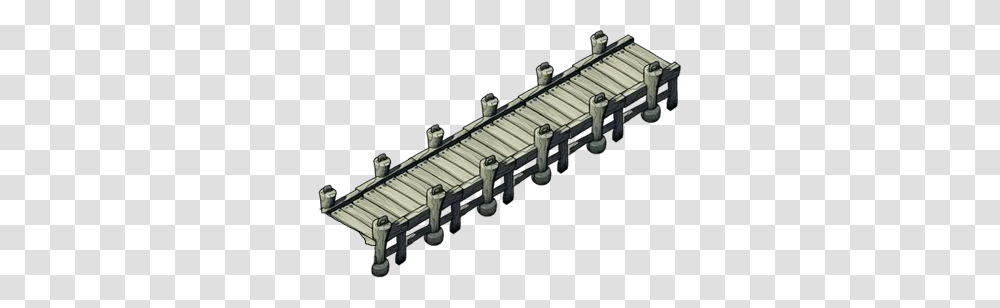 Bridge, Transport, Gun, Weapon, Railway Transparent Png