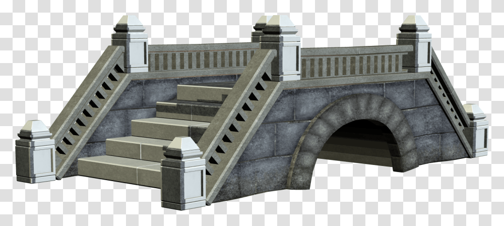 Bridge, Transport, Handrail, Banister, Staircase Transparent Png