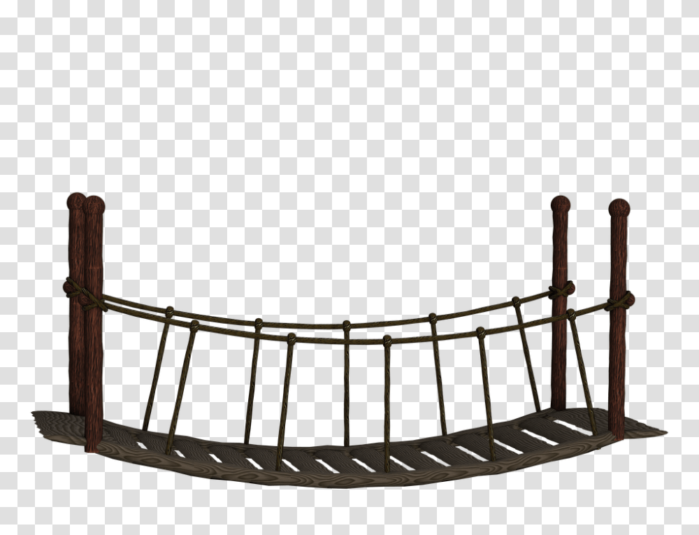 Bridge, Transport, Rope Bridge, Suspension Bridge, Building Transparent Png