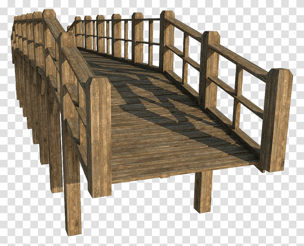 Bridge, Transport, Wood, Furniture, Plywood Transparent Png