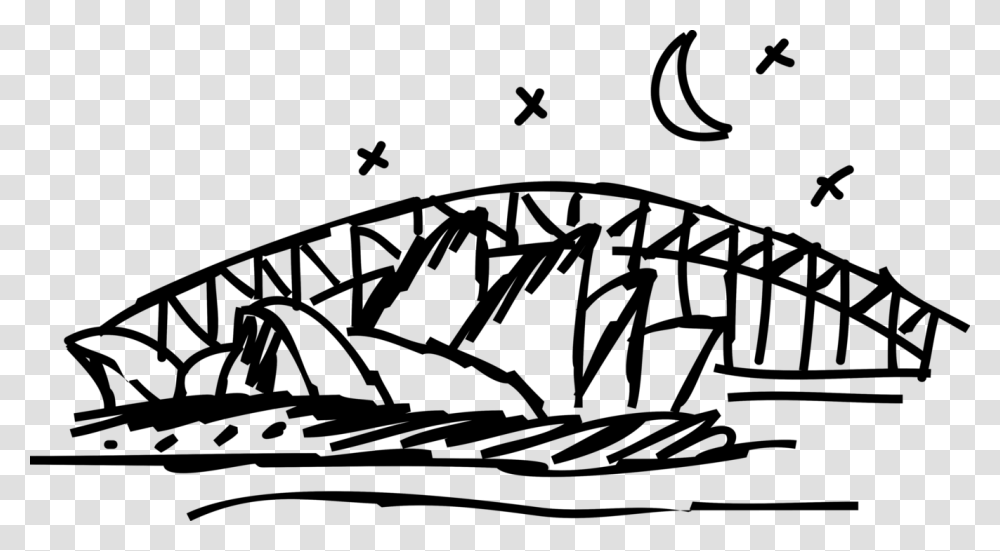 Bridge Vector Sydney Harbour Bridge Clipart, Gray, World Of Warcraft Transparent Png