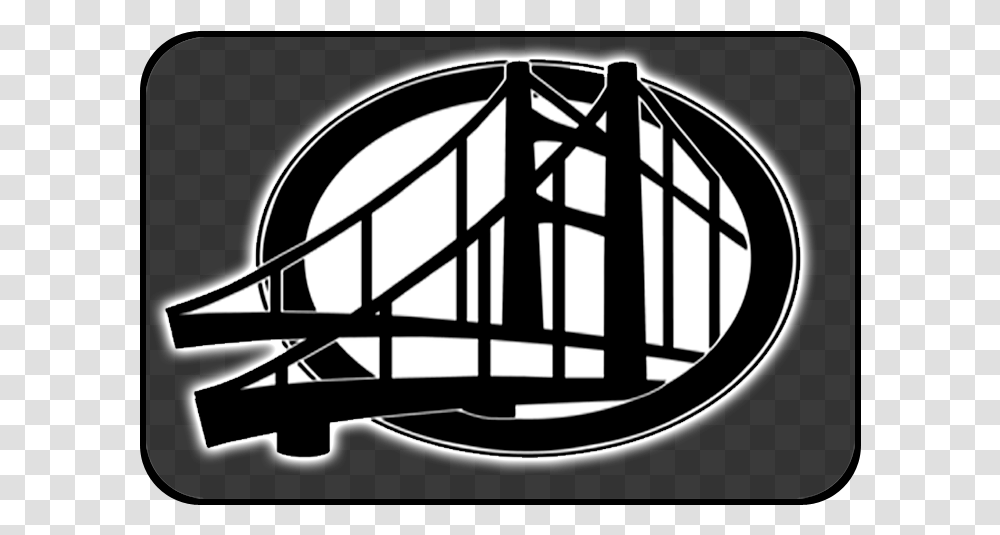 Bridge, Vehicle, Transportation, Stencil, Triangle Transparent Png