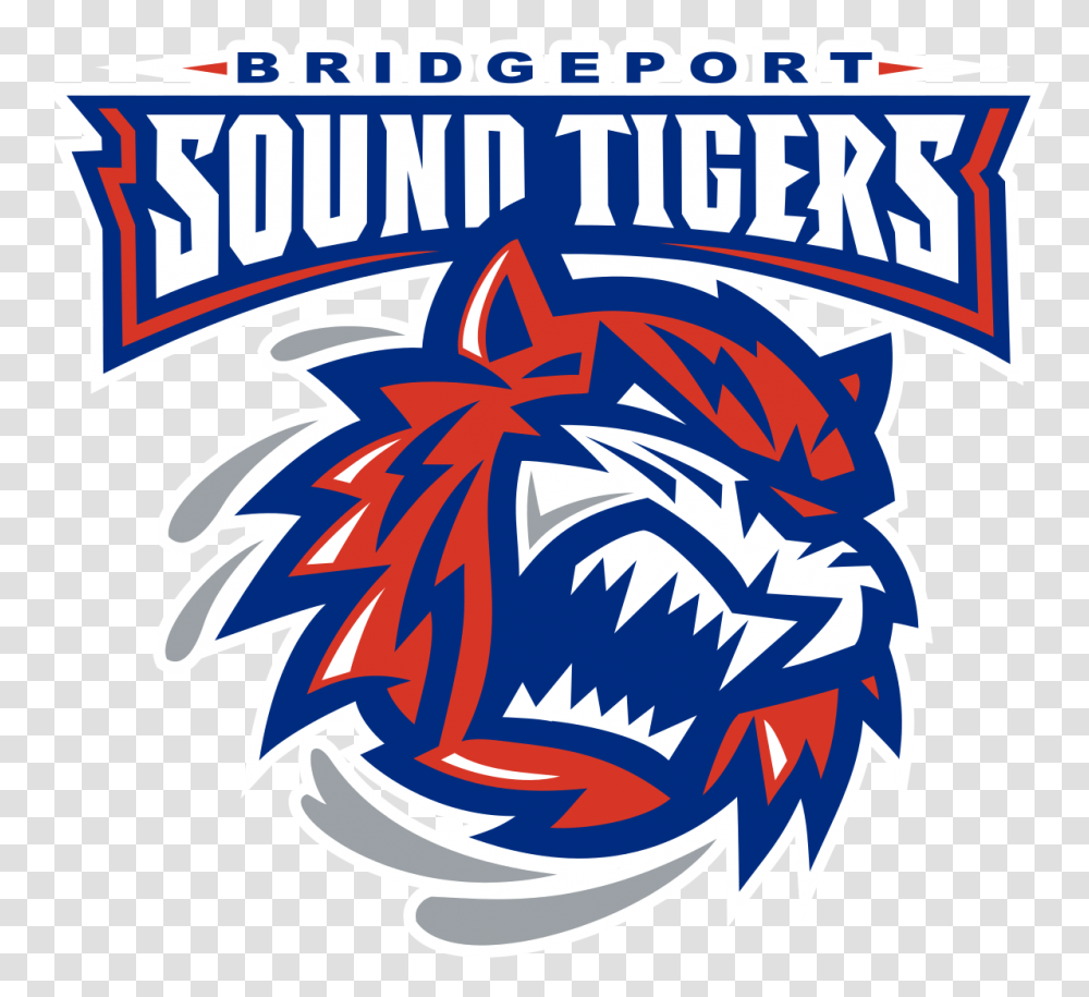 Bridgeport Sound Tigers, Logo, Trademark Transparent Png