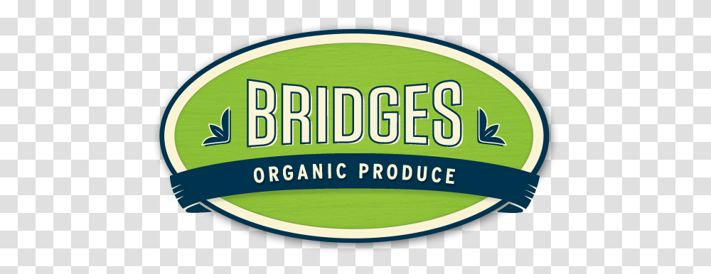 Bridges Organic Produce Bridges Produce Logo, Label, Text, Symbol, Sticker Transparent Png
