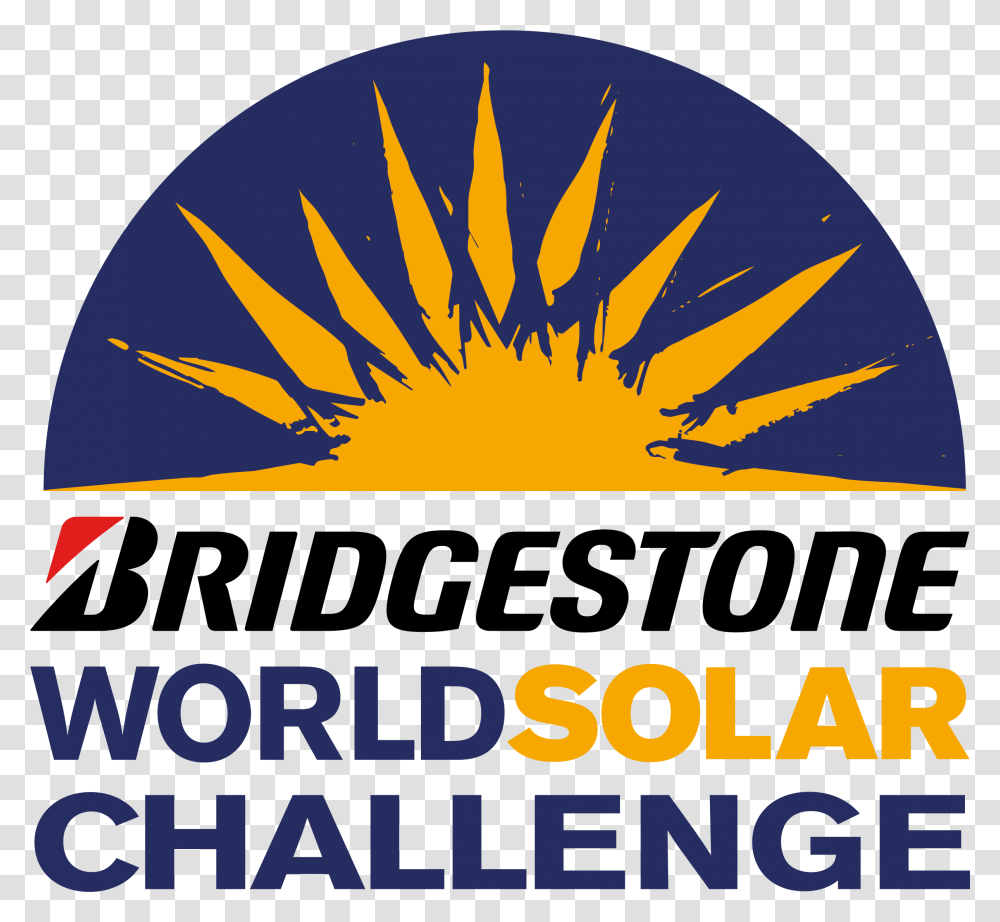 Bridgestone World Solar Challenge Primary Logo Solar Car Challenge Logo, Poster, Advertisement, Flyer Transparent Png