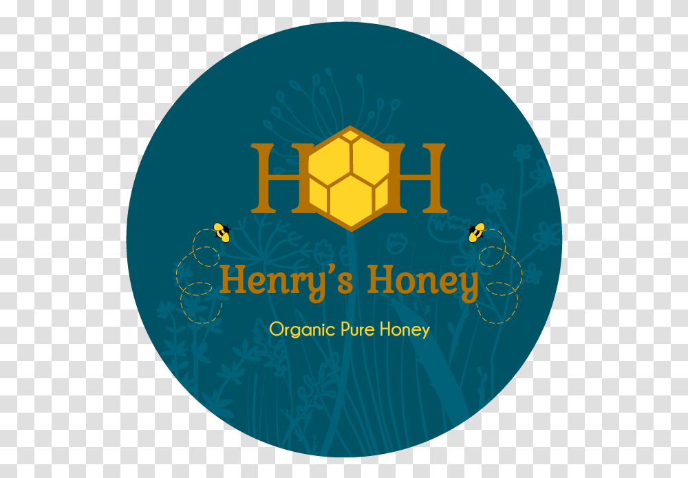 Briefbox - Henry's Honey Logo And Label Design By Sarah Nour Circle, Text, Word, Number, Symbol Transparent Png