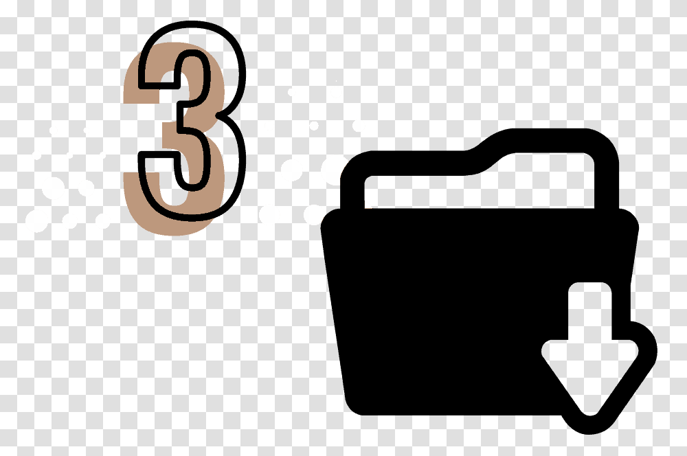 Briefcase, Number Transparent Png