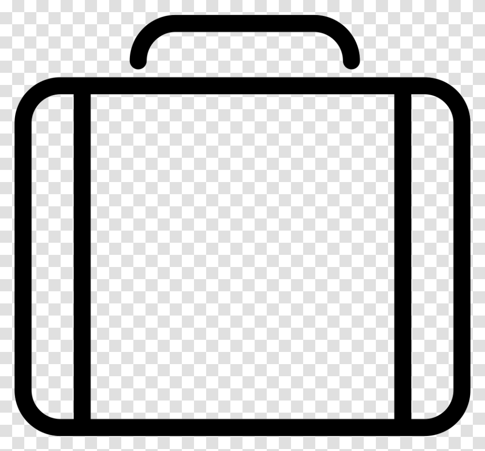 Briefcase Outline, White Board, Label, Cushion Transparent Png