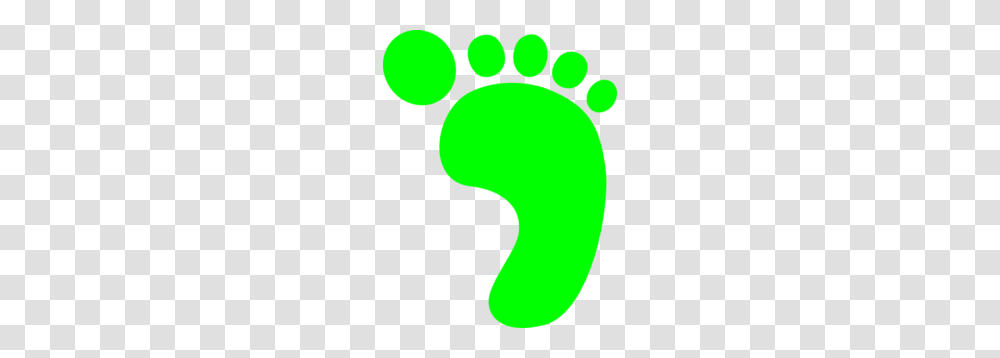 Bright Green Footprint Clip Art Transparent Png