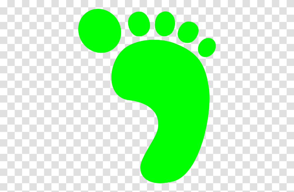 Bright Green Footprint Clip Arts For Web Transparent Png