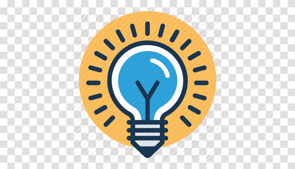 Bright Idea Creativity Inspiration Light Bulb Luminaire Icon, Lightbulb, Road Sign, Transportation Transparent Png