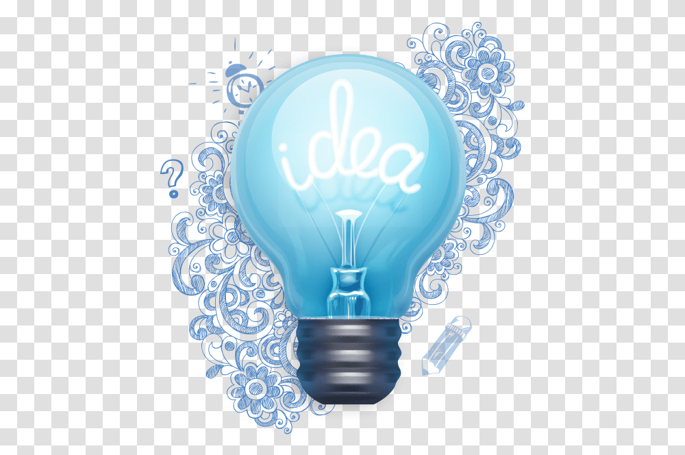 Bright Ideas Creative Light Bulb, Lightbulb, Lamp, Lighting, Green Transparent Png