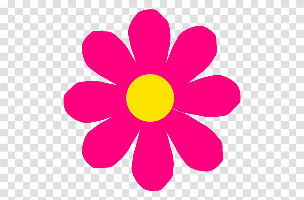 Bright Pink Flower Clip Arts For Pink Clipart Flower, Petal, Plant, Blossom, Daisy Transparent Png