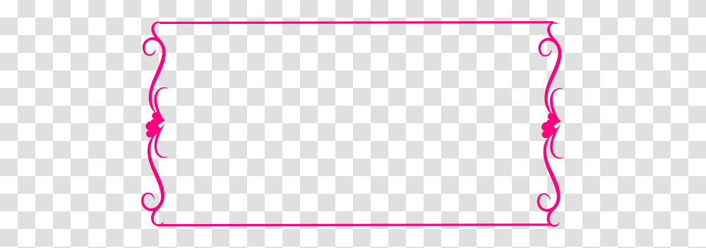 Bright Pink Heart Border Clip Arts For Web, White Board, Texture Transparent Png