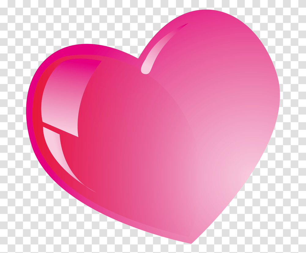 Bright Pink Heart Pink Heart Clipart, Balloon Transparent Png
